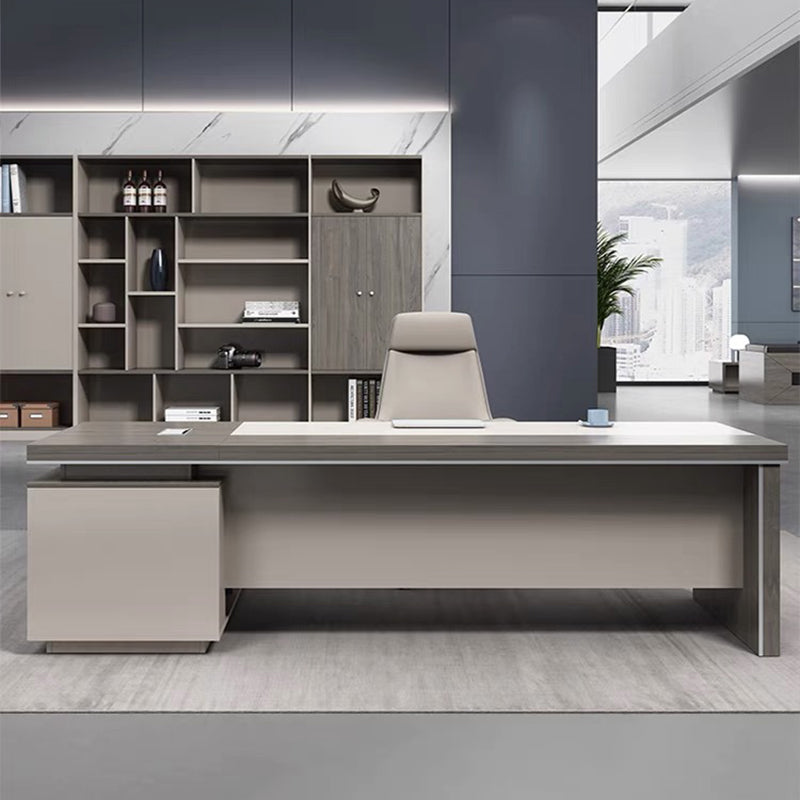 エグゼクティブデスク・社長机｜ L字デスク シンプルデザイン 社長室デスク