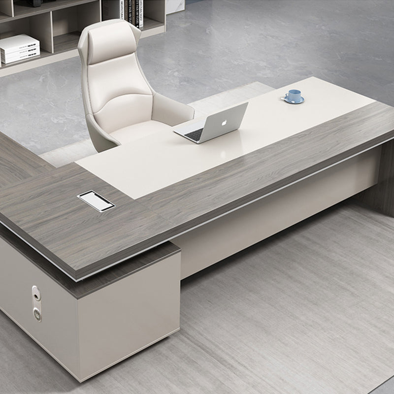 エグゼクティブデスク・社長机｜ L字デスク シンプルデザイン 社長室デスク