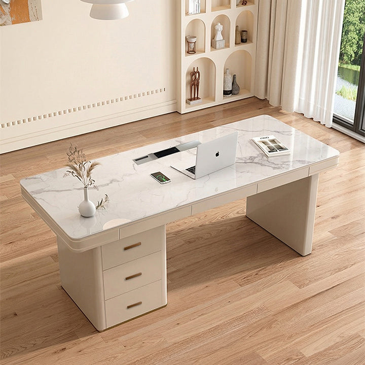 エグゼクティブデスク・社長机｜ 役員用デスク コンセント付き おしゃれ