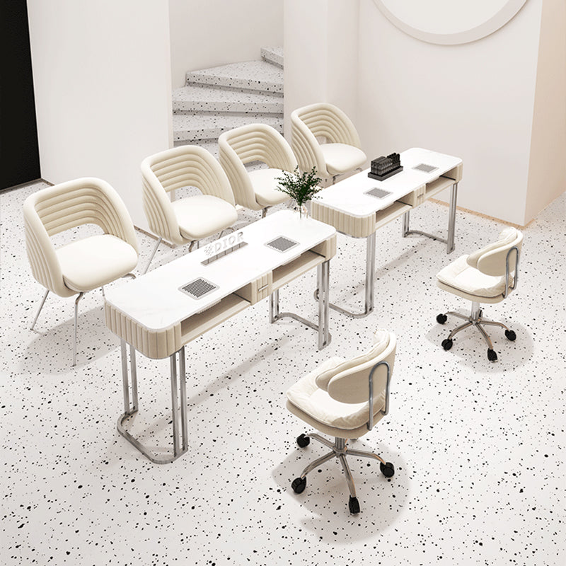 ネイルデスク・ネイルテーブル｜モダン風 集塵機付き 選べる2色