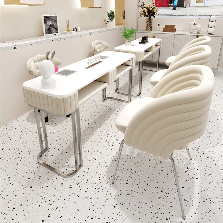 ネイルデスク・ネイルテーブル｜モダン風 集塵機付き 選べる2色