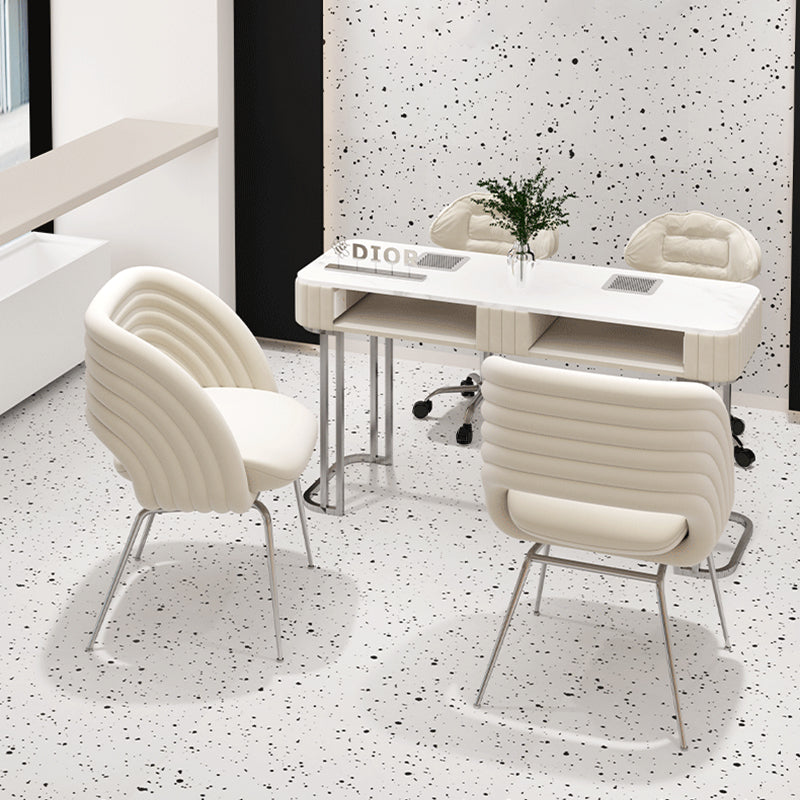 ネイルデスク・ネイルテーブル｜モダン風 集塵機付き 選べる2色