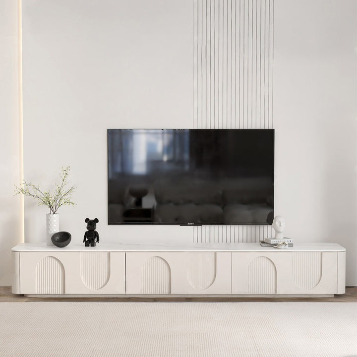 テレビ台｜セラミック調 デザイン 快適