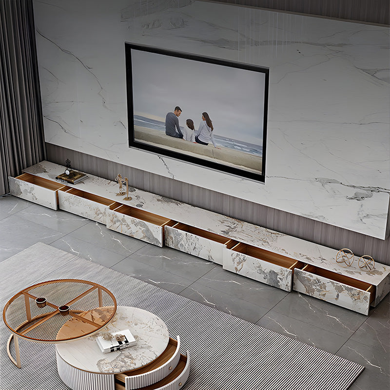 テレビ台｜パンドラ柄 静音レール モダン美