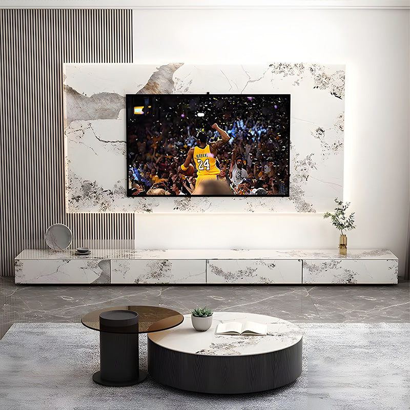 テレビ台｜パンドラ柄 静音レール モダン美