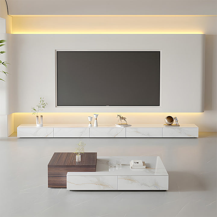 テレビ台｜ホワイトゴールド 洗練ラグジュアリー