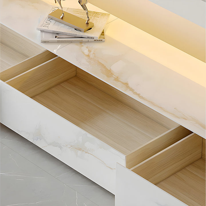 テレビ台｜ホワイトゴールド 洗練ラグジュアリー